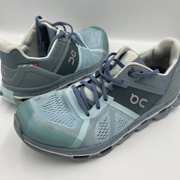 On Running Shoes - On Cloud Running Cloudace Womens Size 10 Running Shoes Blue Sea/Shadow Exercise